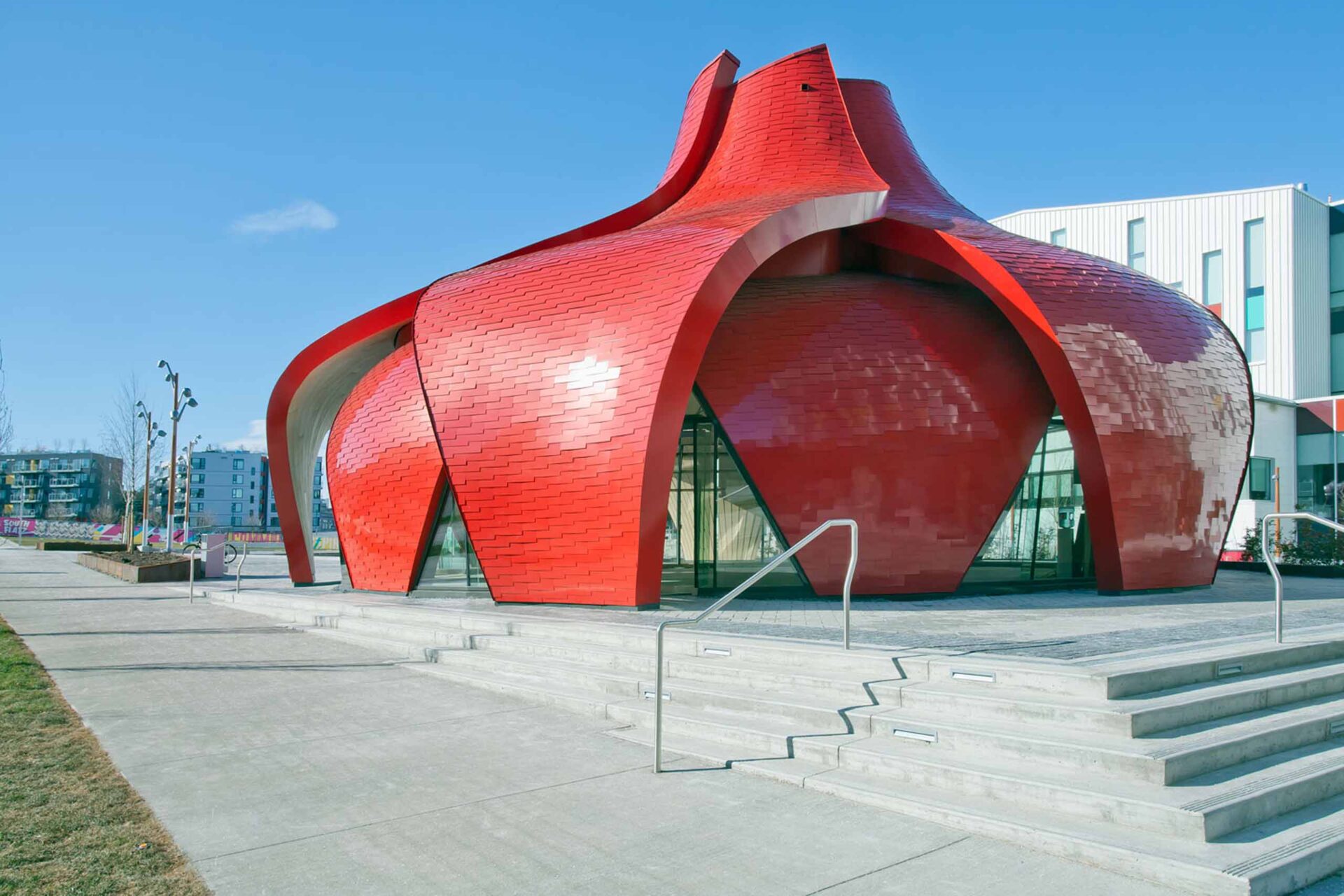 KPS Project GNW Pavilion Fabrication Outside Glass Materials