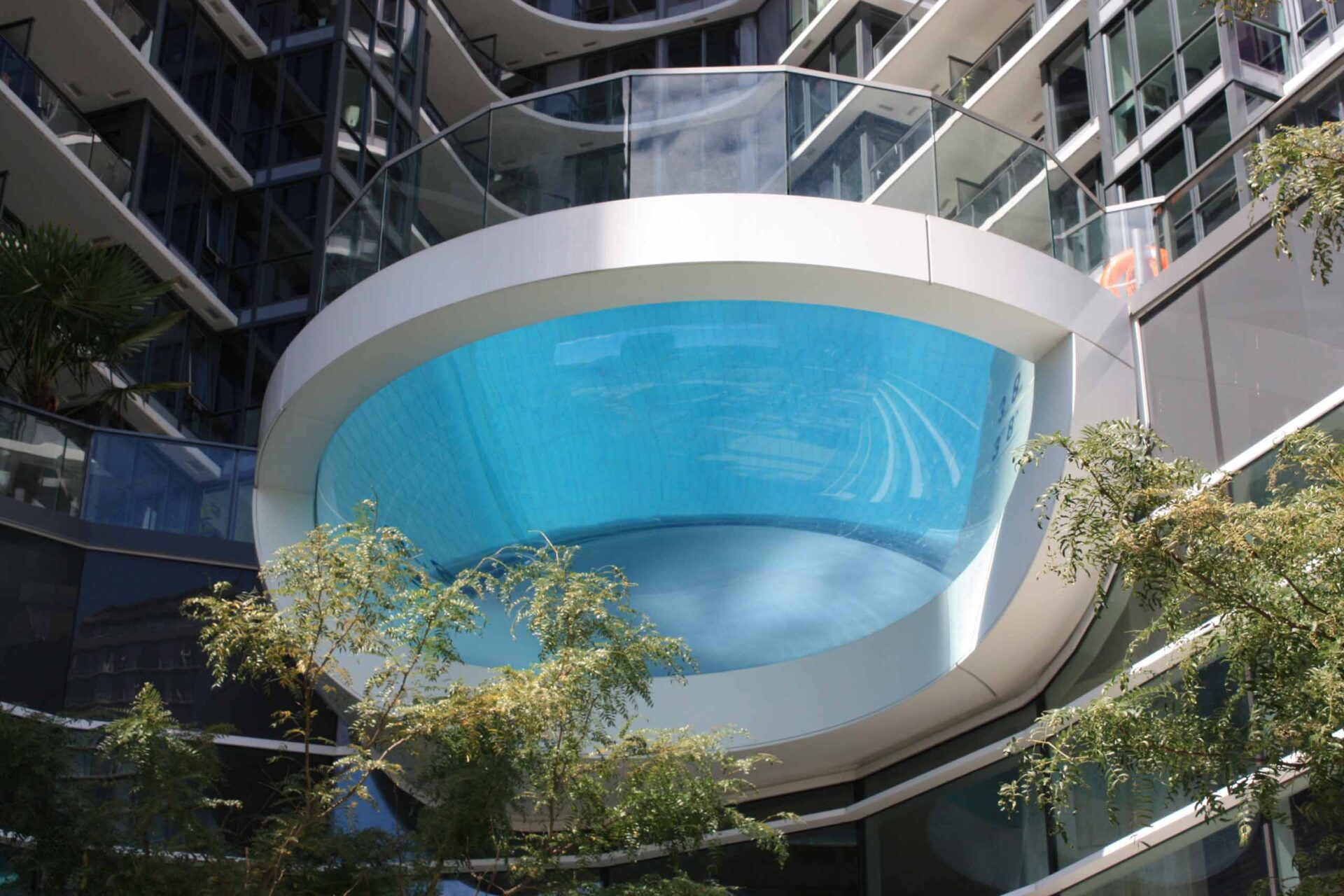 KPS Project One Pacific Pool Apartment Building